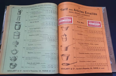 Goulard et Cie - Album des articles de ménage è Fer battu , étamé et émaillé