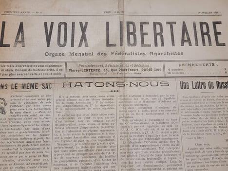 [ Presse Anarchiste ] La Voix Libertaire ( 1ere série ) - 2 Numéros - 1er Juillet et 1er Septembre 1928. undefined