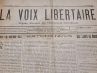 [ Presse Anarchiste ] La Voix Libertaire ( 1ere série ) - 2 Numéros - 1er Juillet et 1er Septembre 1928