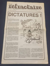 [ Presse Anarchiste ] - Le Refractaire - Numéro 71 de Mars 1982