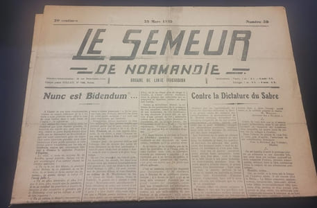 [ Presse Anarchiste ]- Le Semeur de Normandie - Organe de libre discussion - 6 numéros 1925