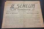 [ Presse Anarchiste ]- Le Semeur de Normandie - Organe de libre discussion - 6 num&eacute;ros 1925. Collectif