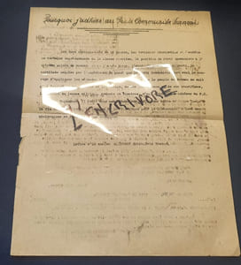   Rare tract de la Résistance française - Comment meurent les patriotes Bretons - PCF