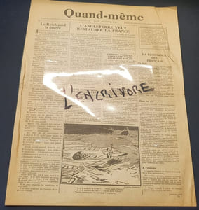 3 Bulletins Quand Mème - Les Nouvelles qu'on vous cache - Octobre et Novembre 1940 - Parachutés par la R.A.F. 
