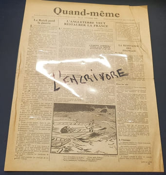3 Bulletins Quand Mème - Les Nouvelles qu'on vous cache - Octobre et Novembre 1940 - Parachutés par la R.A.F. . undefined