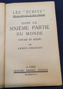 Dans la 6e partie du monde ( voyage en Russie)