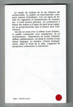 Cinéma d'avant-garde. WEISS Peter