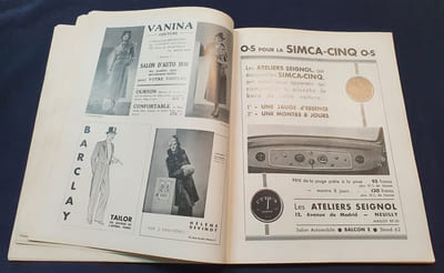 FIAT - Revue bimestrielle - Numéro consacré à l'Artisanat - Novembre 1936