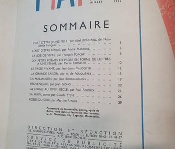 FIAT - Revue bimestrielle - Numéro consacré à la femme - Juin 1936