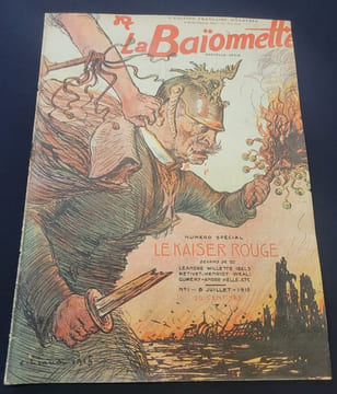 A la Baionnette - N. 1 du 8 Juillet 1915 Le Kaiser Rouge. undefined