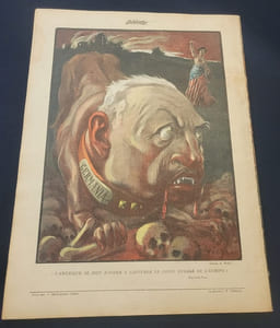 A la Baionnette - N. 1 du 8 Juillet 1915 Le Kaiser Rouge