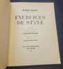 Exercices de style. Raymond Queneau