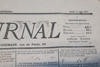 Paris Journal - Numéro du Jeudi 11 Mai 1871