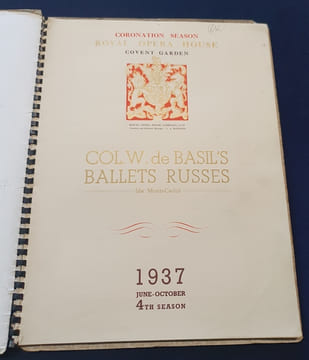 Ballets Russes de Monte-Carlo - Saison Juin / Octobre 1937. undefined