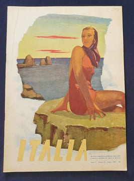Italia - Revue Touristique Mensuelle de L'Enit - Numéro 9 Juillet 1937. undefined