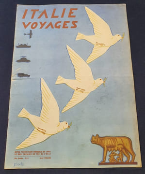 Italie Voyages - Revue touristique mensuelle de l'Enit - N. 6 - Avril 1935. undefined