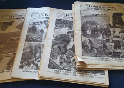 Ensemble de 31 numéros du Petit Journal - Supplément illustré du 04 Janvier 1931 au 02 Aout 1931 - 7 mois .