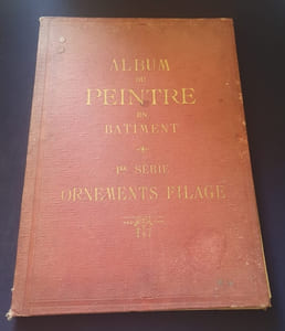 Album du Peintre en batiment -  1ere série - Ornements Filage - 30 planches complet