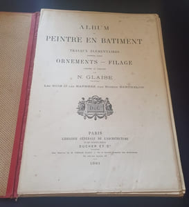 Album du Peintre en batiment -  1ere série - Ornements Filage - 30 planches complet