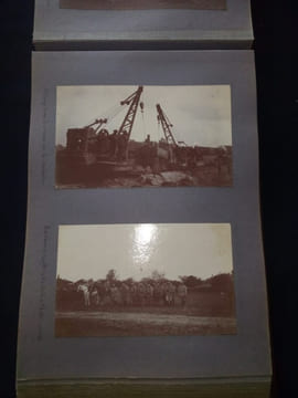 Album de 95 photographies du 10e Régiment de Génie - Février 1918 - Juin 1919. undefined