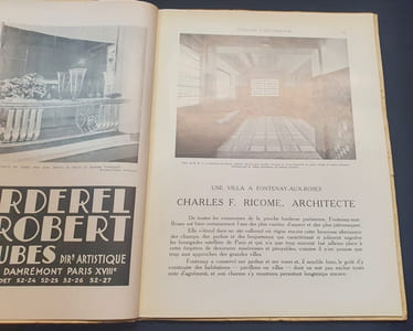 Mobilier et Décoration - Revue Mensuelle des Arts Décoratifs Appliqués et de l'Architecture Moderne - Septembre 1930