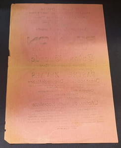 Tract réunion publique avec Jules Guesde - Thouars 1896