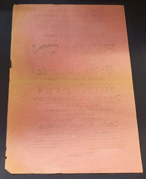 Tract réunion publique avec Jules Guesde - Thouars 1896. undefined