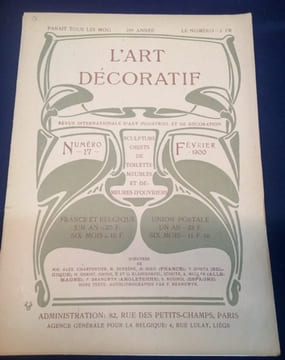 L'Art Décoratif - Revue Internationale d'Art industriel et de Décoration - N.17 - Février 1900 - 2e Année. undefined