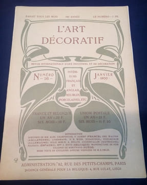L'Art Décoratif - Revue Internationale d'Art industriel et de Décoration - N.16 - Janvier 1900 - 2e Année. undefined