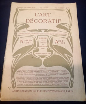 L'Art Décoratif - Revue Internationale d'Art industriel et de Décoration - N.23 - Aout 1900 - 2e Année. undefined