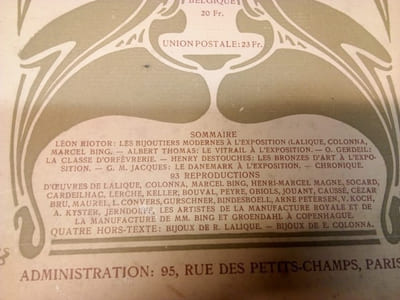 L'Art Décoratif -  Revue Internationale d'Art industriel et de Décoration - N.23 - Aout 1900 - 2e Année