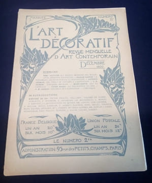 L'Art Décoratif -  Revue Internationale d'Art industriel et de Décoration - N.27 - Décembre 1900 - 3e Année. undefined
