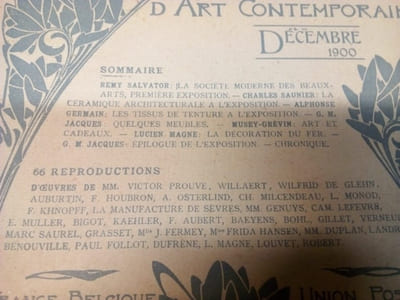 L'Art Décoratif -  Revue Internationale d'Art industriel et de Décoration - N.27 - Décembre 1900 - 3e Année