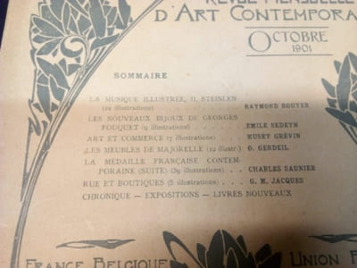 L'Art Décoratif -  Revue Mensuelle d'Art Contemporain - N.37 - Octobre 1901 - 4e Année
