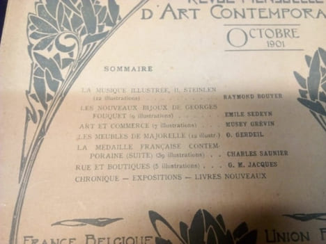 L'Art Décoratif -  Revue Mensuelle d'Art Contemporain - N.37 - Octobre 1901 - 4e Année. undefined