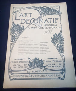 L'Art Décoratif -  Revue Mensuelle d'Art Contemporain - N.35 - Aout 1901 - 3e Année