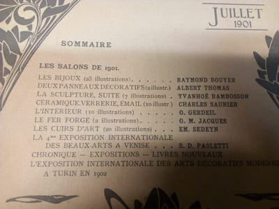L'Art Décoratif -  Revue Mensuelle d'Art Contemporain - N.34 - Juillet 1901 - 3e Année