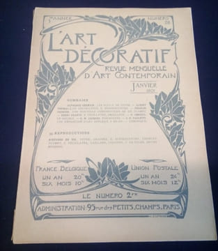 L'Art Décoratif - Revue Mensuelle d'Art Contemporain - N.28 - Janvier 1901 - 3e Année. undefined
