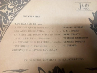 L'Art Décoratif -  Revue Mensuelle d'Art Contemporain - N.33 - Juin 1901 - 3e Année