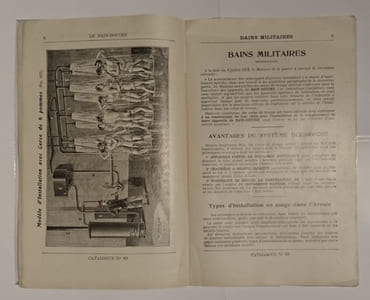 Le Bain Douche pour : Municipalités, casernes, prisons, maisons ouvrières, usines, écoles. Maison DELAROCHE