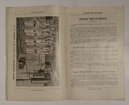 Le Bain Douche pour : Municipalités, casernes, prisons, maisons ouvrières, usines, écoles. Maison DELAROCHE. undefined