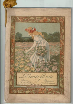 L'Année fleurie. Poésies de Charles Fuster. Illustrations L. Trianon. FUSTER Charles