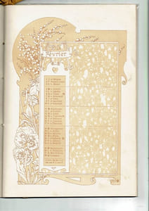 L'Année fleurie. Poésies de Charles Fuster. Illustrations L. Trianon