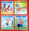 Les Albums de la Mère BABA : Fox le Renard, Pig le Cochon, Toby l'Eléphant, Jeannot-Lapin. Mère BABA