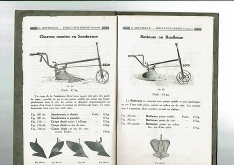 Les Charrues BOUTROLLE. Instruments agricoles et viticoles modernes. Catalogue. BOUTROLLE G.