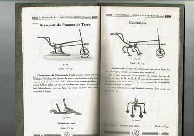 Les Charrues BOUTROLLE. Instruments agricoles et viticoles modernes. Catalogue