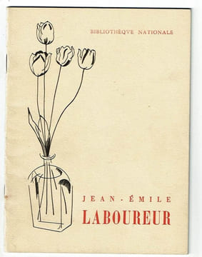 Jean Emile LABOUREUR Estampes Dessins Livres illustrés. Bibliothèque Nationale 1954. collectif