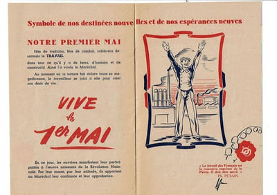 ... Et vive le 1er mai. Livret du 1er mai 1941.