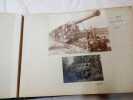 Exceptionnel Album de 37 photographies 1914/1918 dont deux de Nungesser a la descente de son avion . Anonyme
