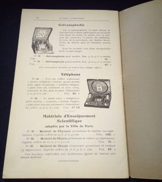 Appareils scientifiques - Jouets scientifiques - Catalogue Péricaud . undefined
